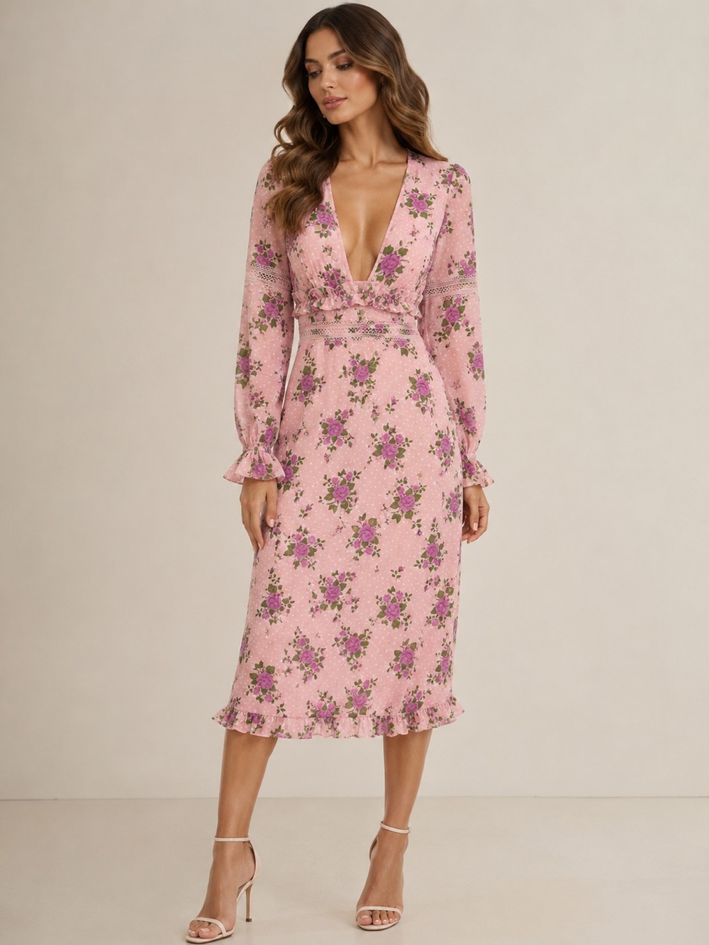 NWT pretty little thing floral dress